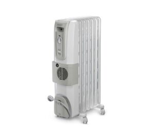 Delonghi 7 Fin Hor Oil Filled Heater White/Grey  KH770720V