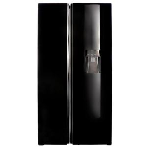 Defy 496L Side By Side Water Dispenser Glass Black DFF456