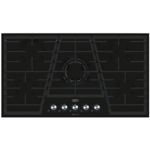 Defy Hob 900mm 4Burner Gas 1wok Glass Black DHG931