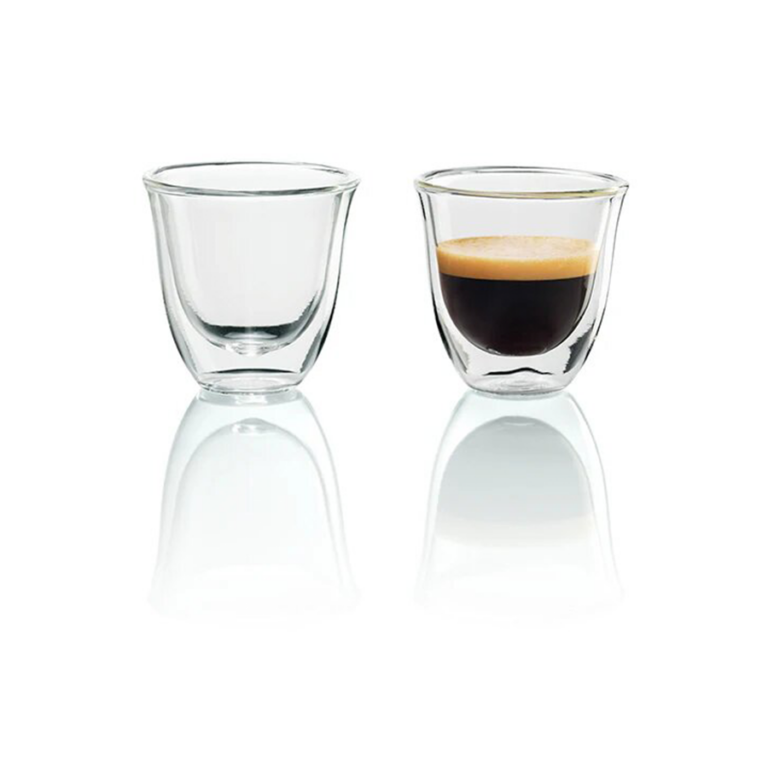 Delonghi 60ml Expresso Glass DLSC310 2GLASS Thermal Wall
