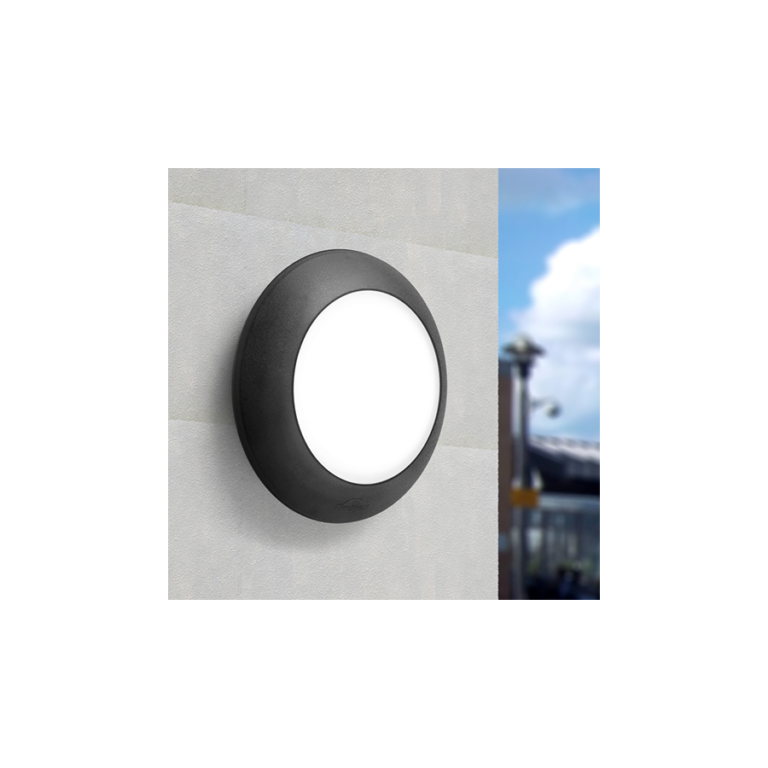 Outdoor Light Bertina 1B1.000G Bulkhead 200 Grey