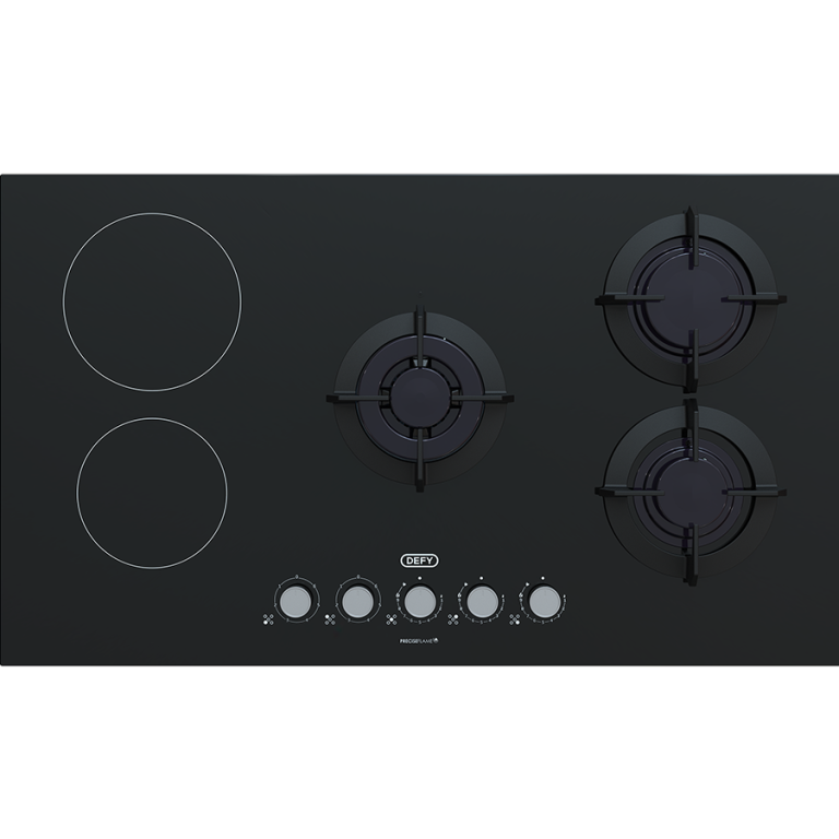 Defy 90cm Built-In Hob 3 Gas 2 Ceramic DHG902